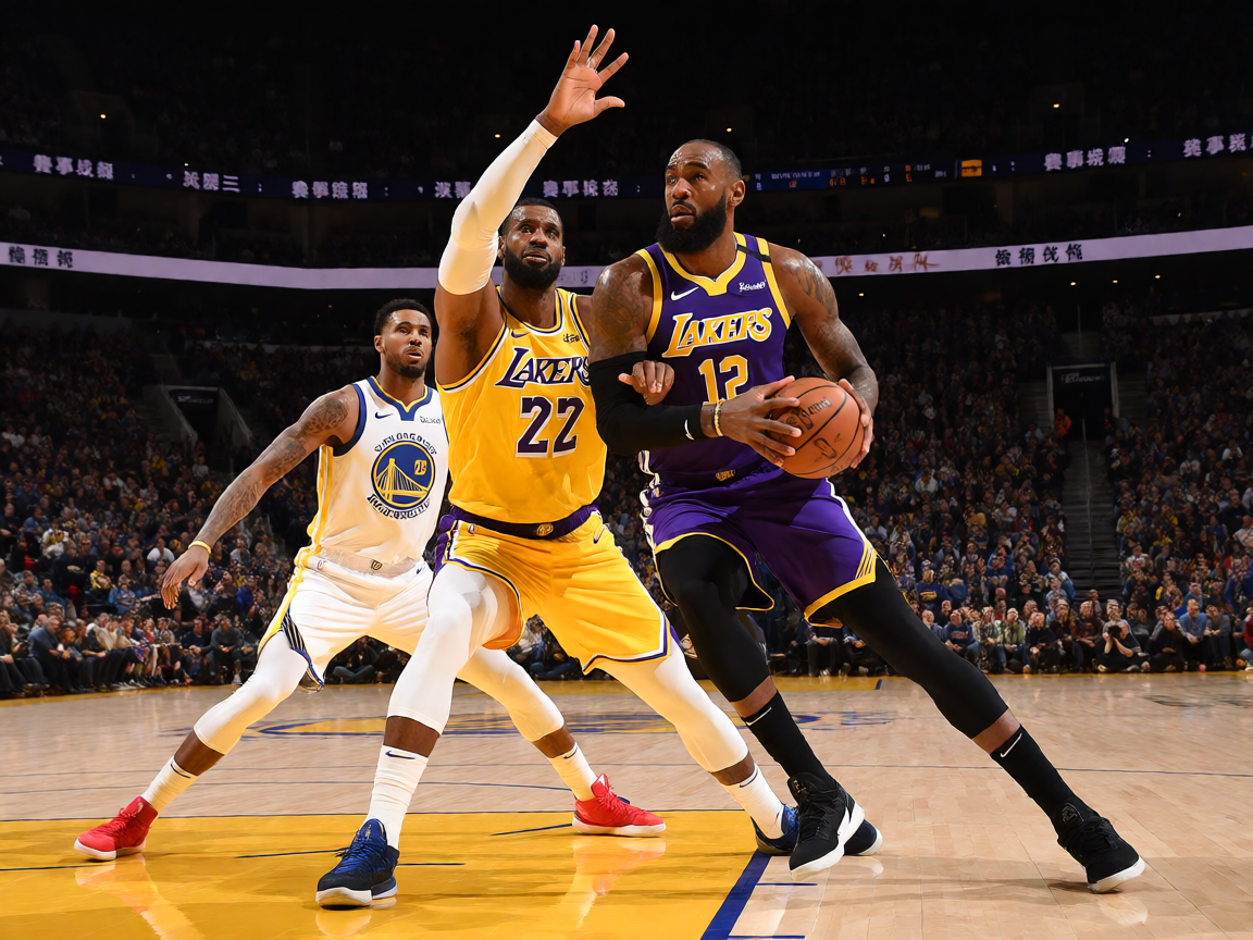 NBA篮球比赛精彩对抗画面